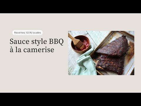 Aperçu — Sauce style BBQ à la camerise